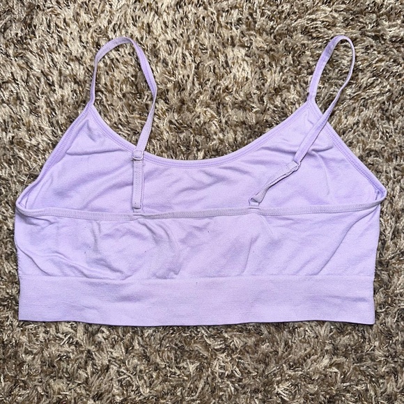 Lavender 'Be Mine' Women's sports bra - Picture 2 of 4